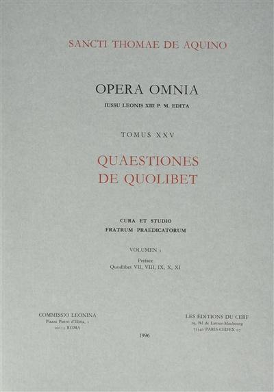 Quaestiones de quolibet