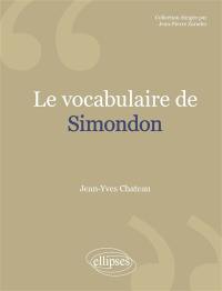 Le vocabulaire de Gilbert Simondon