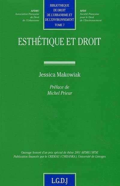 Esthétique et droit