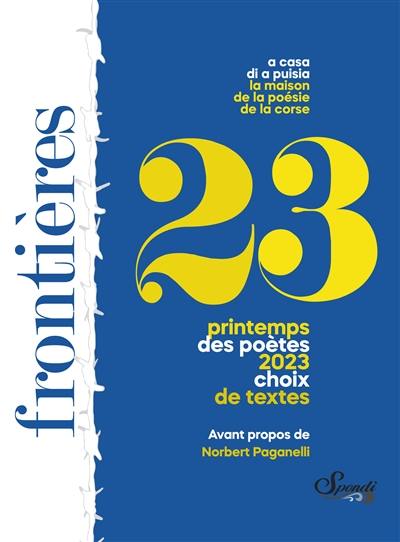 Frontières : Printemps des poètes 2023 : choix de textes