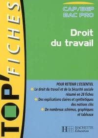 Droit du travail, sécurité sociale, CAP, BEP, Bac pro