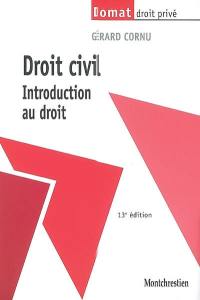 Droit civil : introduction au droit