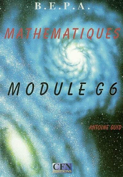 Mathématiques BEPA : module G6