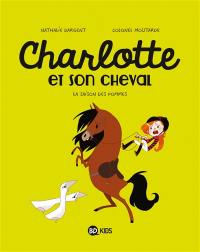 Charlotte et son cheval. La saison des pommes