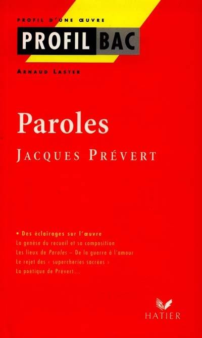 Paroles, Prévert