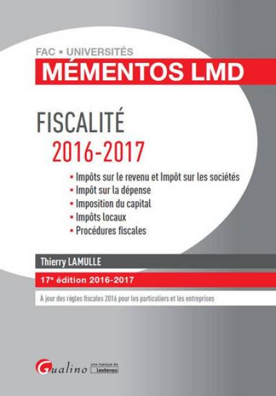 Fiscalité 2016-2017