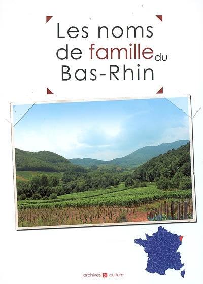 Les noms de famille du Bas-Rhin