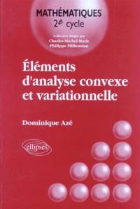 Eléments d'analyse convexe et variationnelle