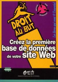 Créer la première base de données sur votre site Web