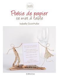 Poésie de papier se met à table