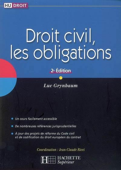 Droit civil : les obligations