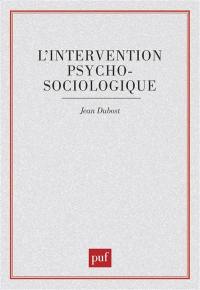 L'intervention psychosociologique