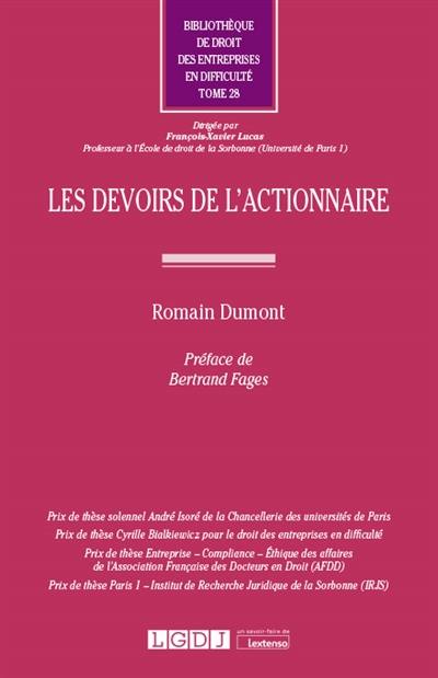 Les devoirs de l'actionnaire