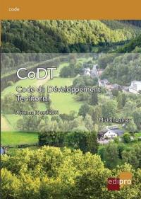 CoDT, le code de développement territorial