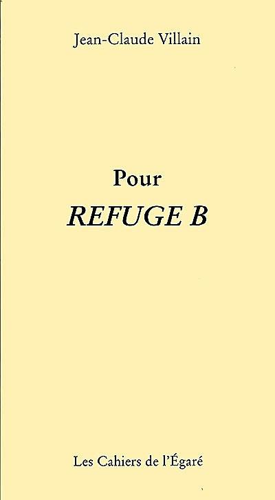 Pour Refuge B : adaptation de Yeux ouverts dans le noir