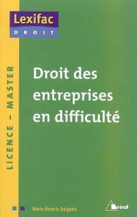 Droit des entreprises en difficulté : licence, master