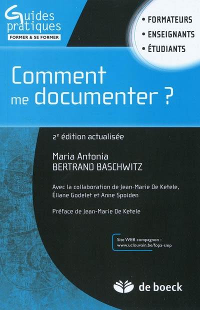 Comment me documenter ? : formateurs, enseignants, étudiants