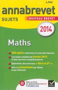 Maths : nouveau brevet 2014