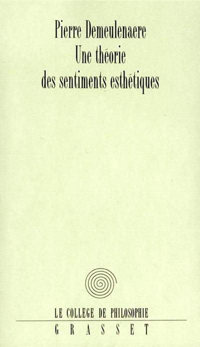 Une théorie des sentiments esthétiques