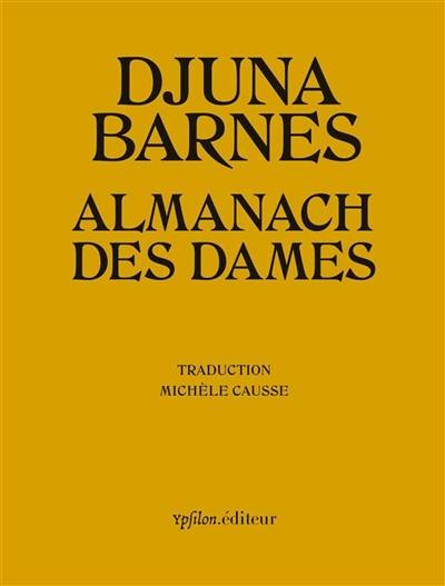 Almanach des dames. Sa langue réfractaire