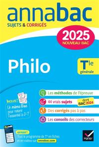 Philo terminale générale : nouveau bac 2025