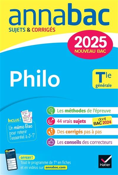 Philo terminale générale : nouveau bac 2025