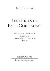 Les écrits de Paul Guillaume