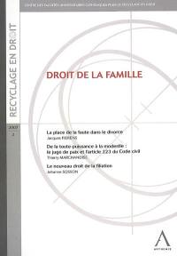 Droit de la famille