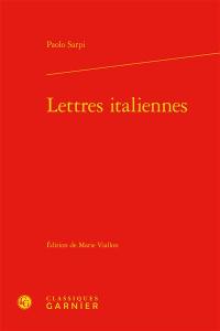 Lettres italiennes