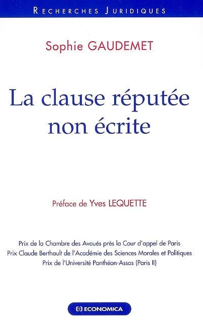 La clause réputée non écrite