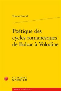 Poétique des cycles romanesques de Balzac à Volodine