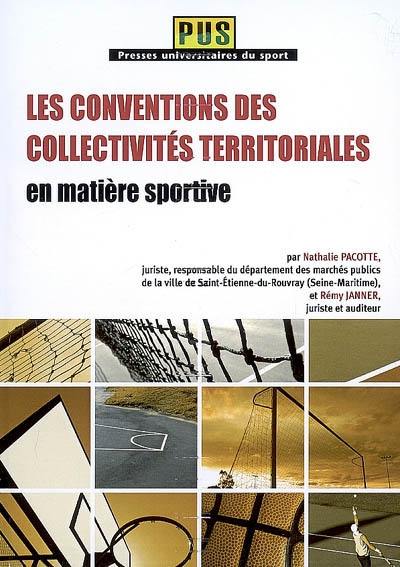 Les conventions des collectivités territoriales en matière sportive