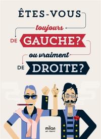 Etes-vous toujours de gauche ? Ou vraiment de droite ?