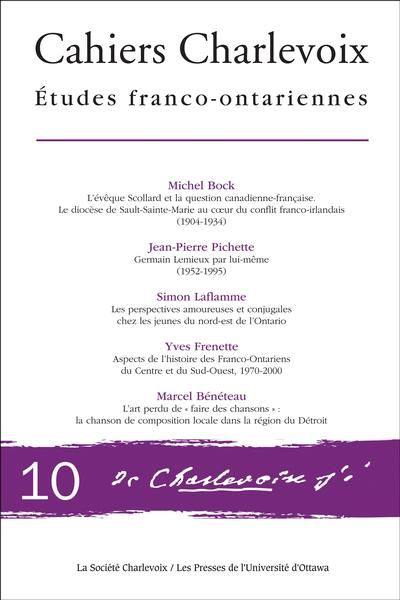 Etudes franco-ontariennes vol. 10