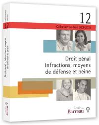 Droit pénal : infractions, moyens de défense et peine