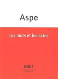 Les mots et les actes