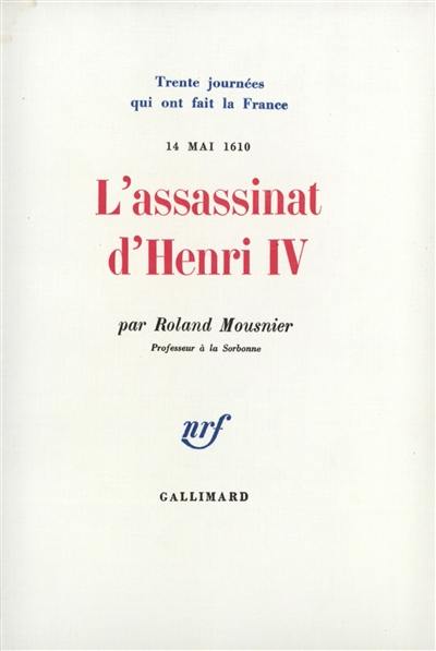 L'Assassinat d'Henri IV