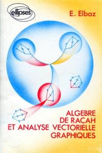 Algèbre de Racah et analyse vectorielle graphiques