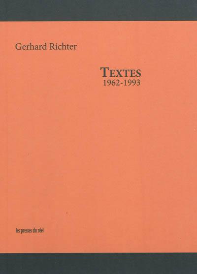 Textes : 1962-1993