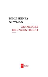 Grammaire de l'assentiment