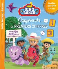 Dino ranch, j'apprends les premiers chiffres : des activités progressives et ludiques pour s'entraîner à compter : petite section, 3-4 ans