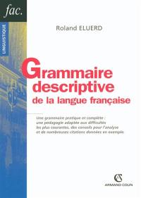 Grammaire descriptive de la langue française