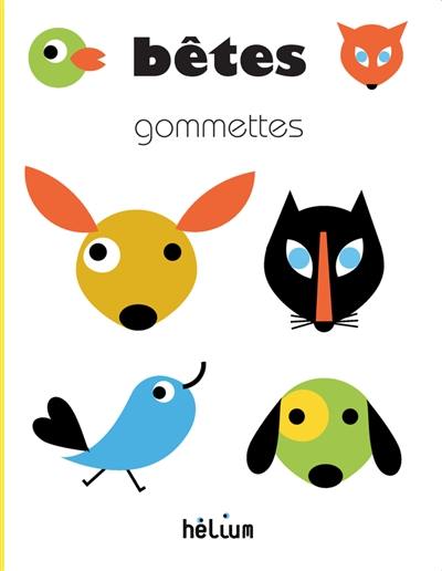 Bêtes : gommettes