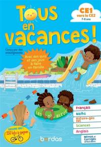 Tous en vacances ! CE1 vers le CE2, 7-8 ans