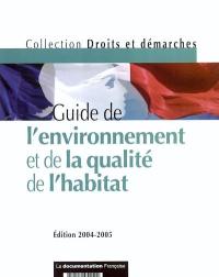 Guide de l'environnement et de la qualité de l'habitat