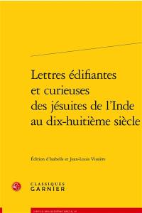 Lettres édifiantes et curieuses des jésuites de l'Inde au dix-huitième siècle