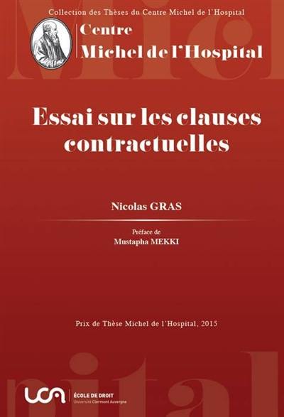 Essai sur les clauses contractuelles