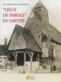 Lieux de parole en Sarthe