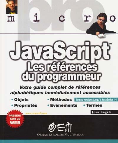 JavaScript : les références du programmeur