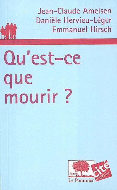 Qu'est-ce que mourir ?